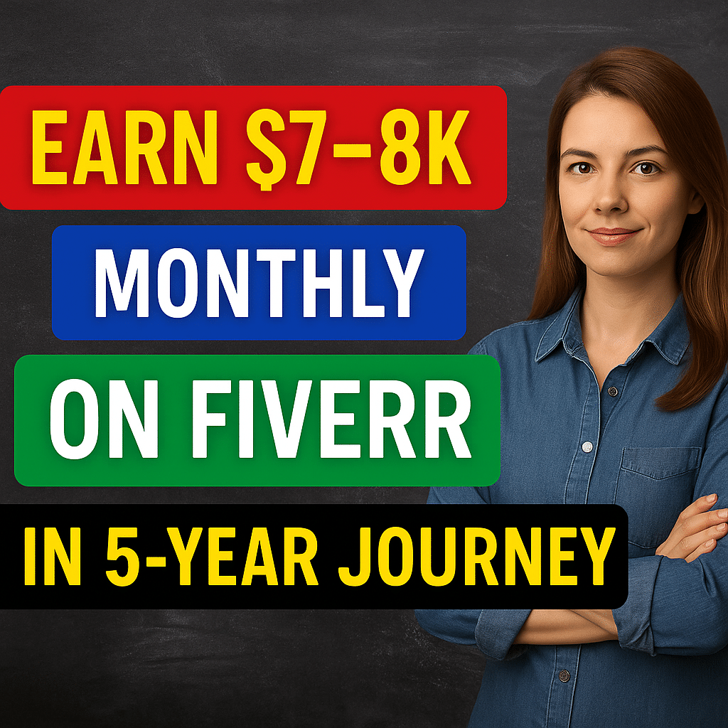 Earn $7K–$8K Monthly on Fiverr In 5-Year Journey